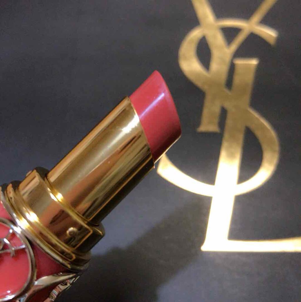 ルージュ ヴォリュプテ シャイン/YVES SAINT LAURENT BEAUTE/口紅を使ったクチコミ(1枚目)