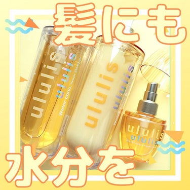 ウォーターコンク モイストヘアオイル/ululis/ヘアオイルを使ったクチコミ（1枚目）