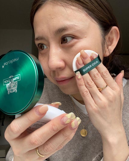 スーパーシカクッション/MEDICUBE/クッションファンデーションを使ったクチコミ(3枚目)