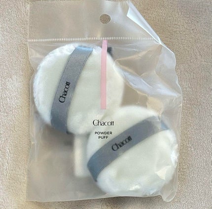 パウダーパフ(2ヶ入)/チャコット・コスメティクス/パフ・スポンジを使ったクチコミ(1枚目)