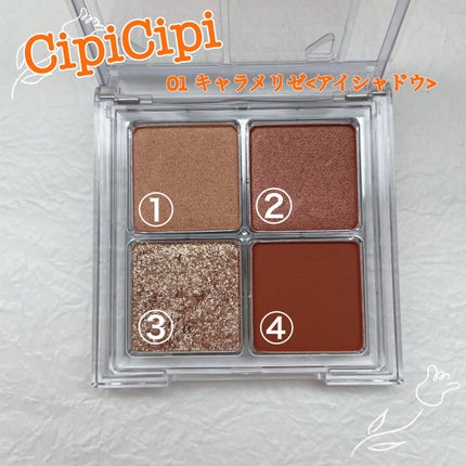 ドレッシーシャドウR/CipiCipi/アイシャドウパレットを使ったクチコミ(1枚目)