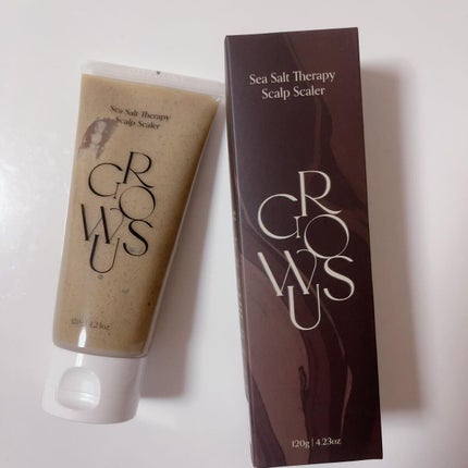 シーソルトセラピースカルプスケーラー/GROWUS/ヘッドスクラブを使ったクチコミ(1枚目)
