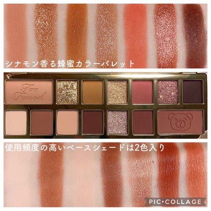 テディ ベア アイシャドウ パレット/Too Faced/アイシャドウパレットを使ったクチコミ(2枚目)