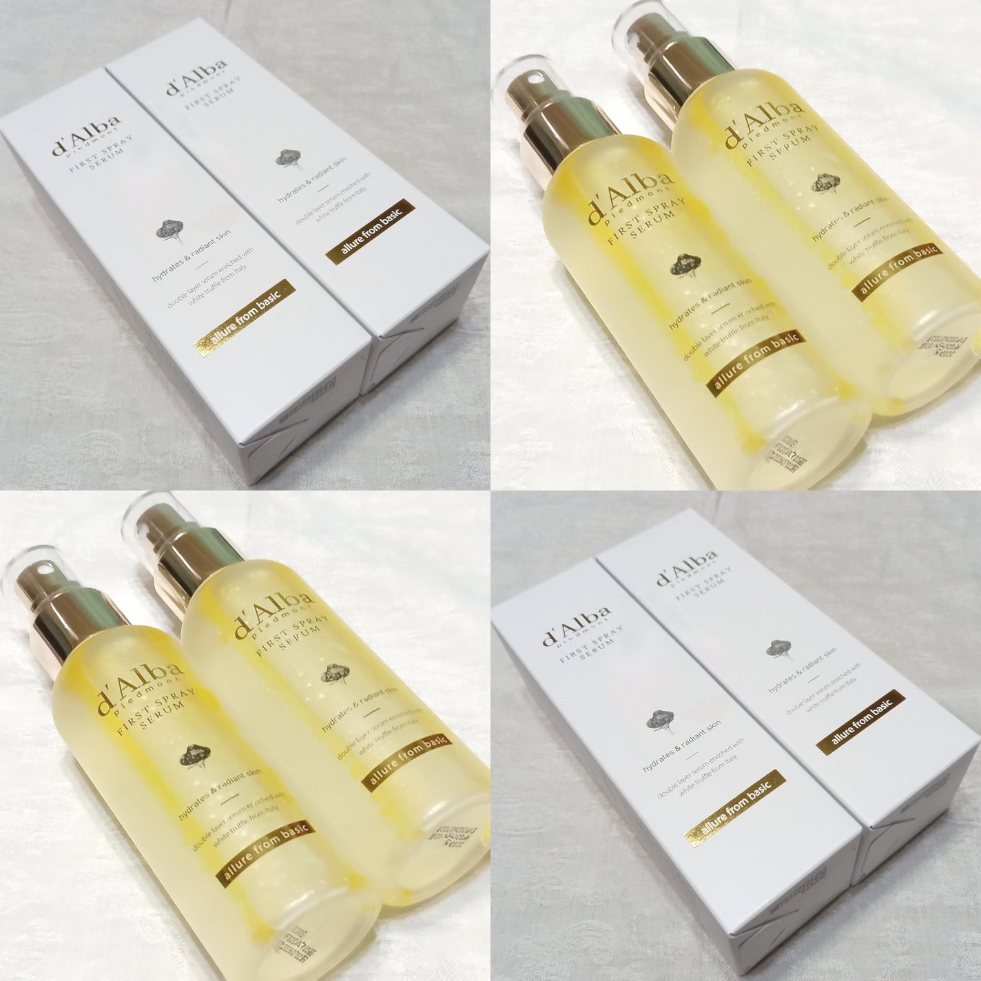 ダルバ ホワイトトリュフファーストスプレーセラム/ダルバ/ミスト状化粧水を使ったクチコミ(2枚目)