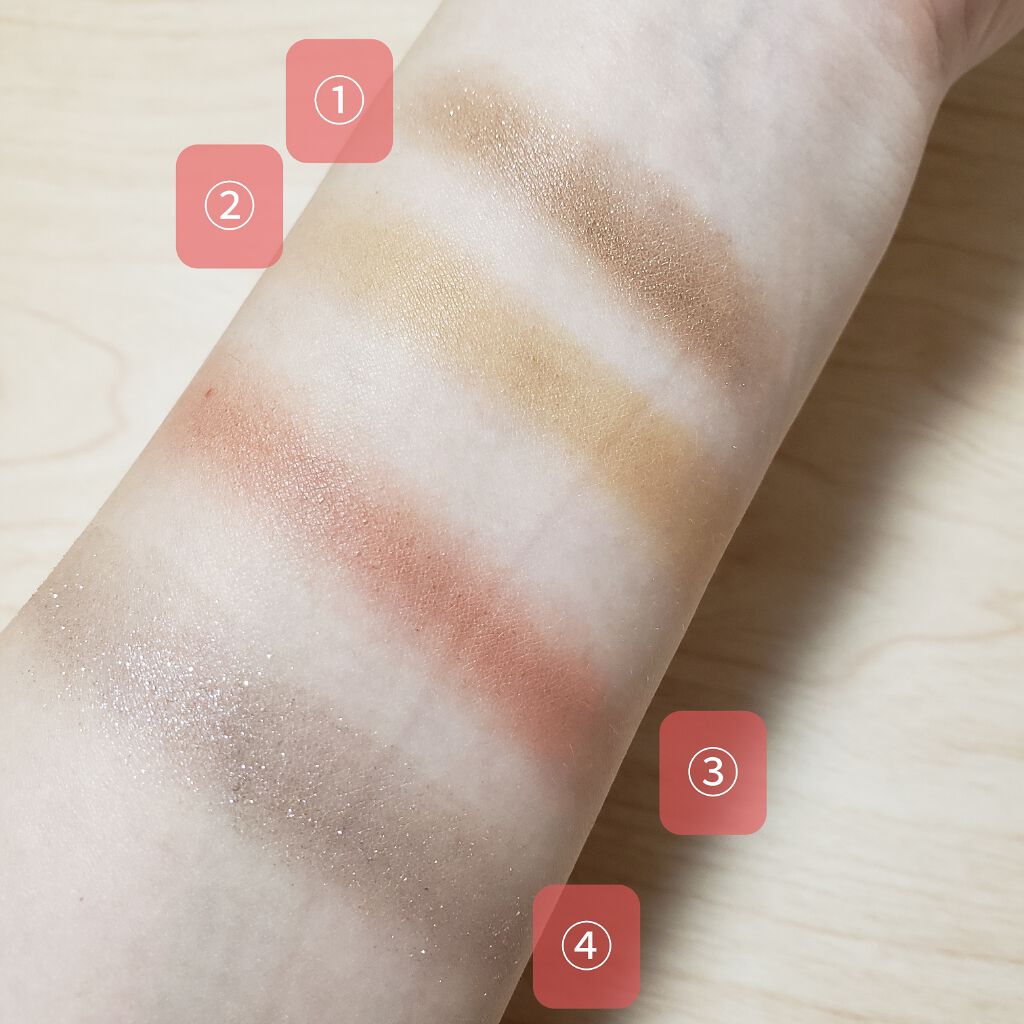 ミネラルクラッシィシャドー/エトヴォス/アイシャドウパレットを使ったクチコミ（3枚目）