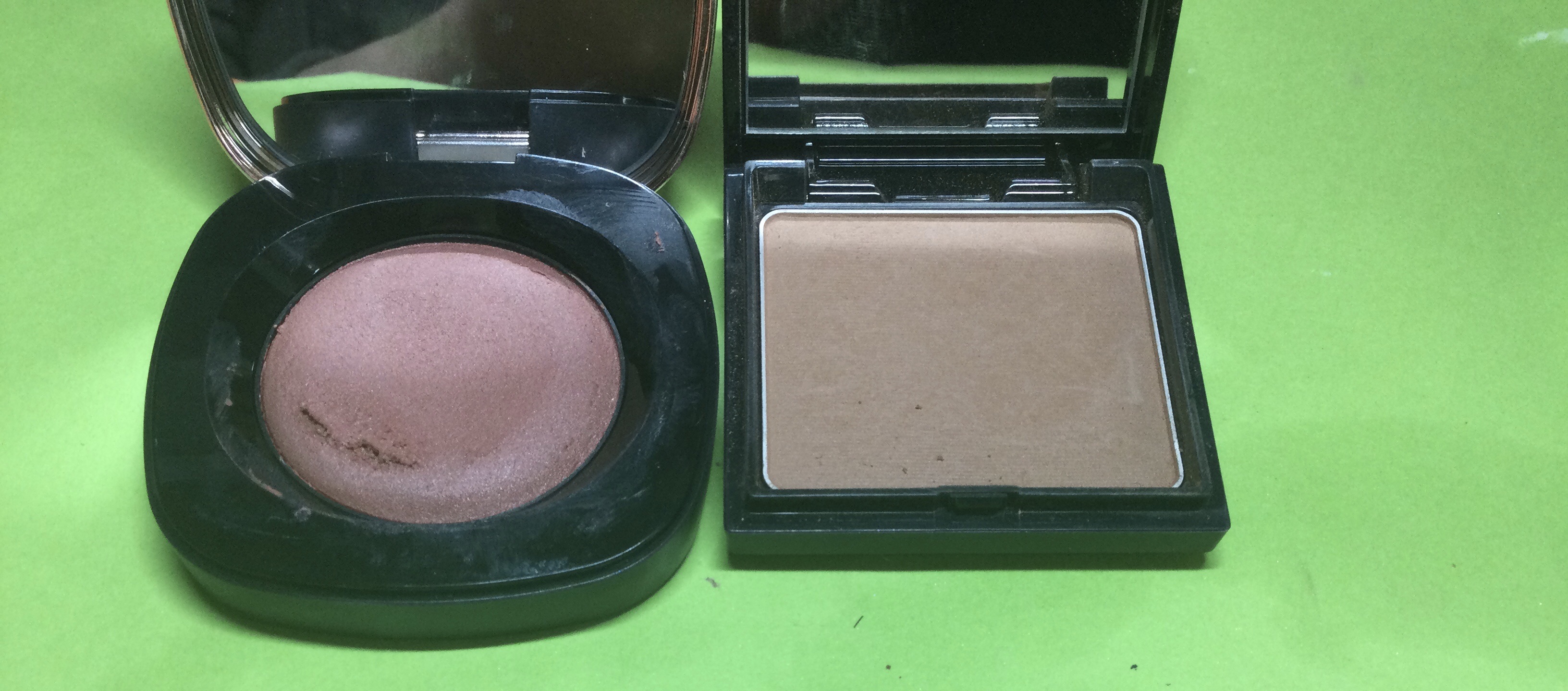 プレストチーク シームレスベージュ/＆be/パウダーチークを使ったクチコミ（3枚目）