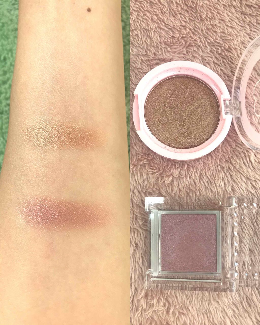 ダイソー×IT GIRL アイシャドウ/DAISO/単色アイシャドウを使ったクチコミ（2枚目）