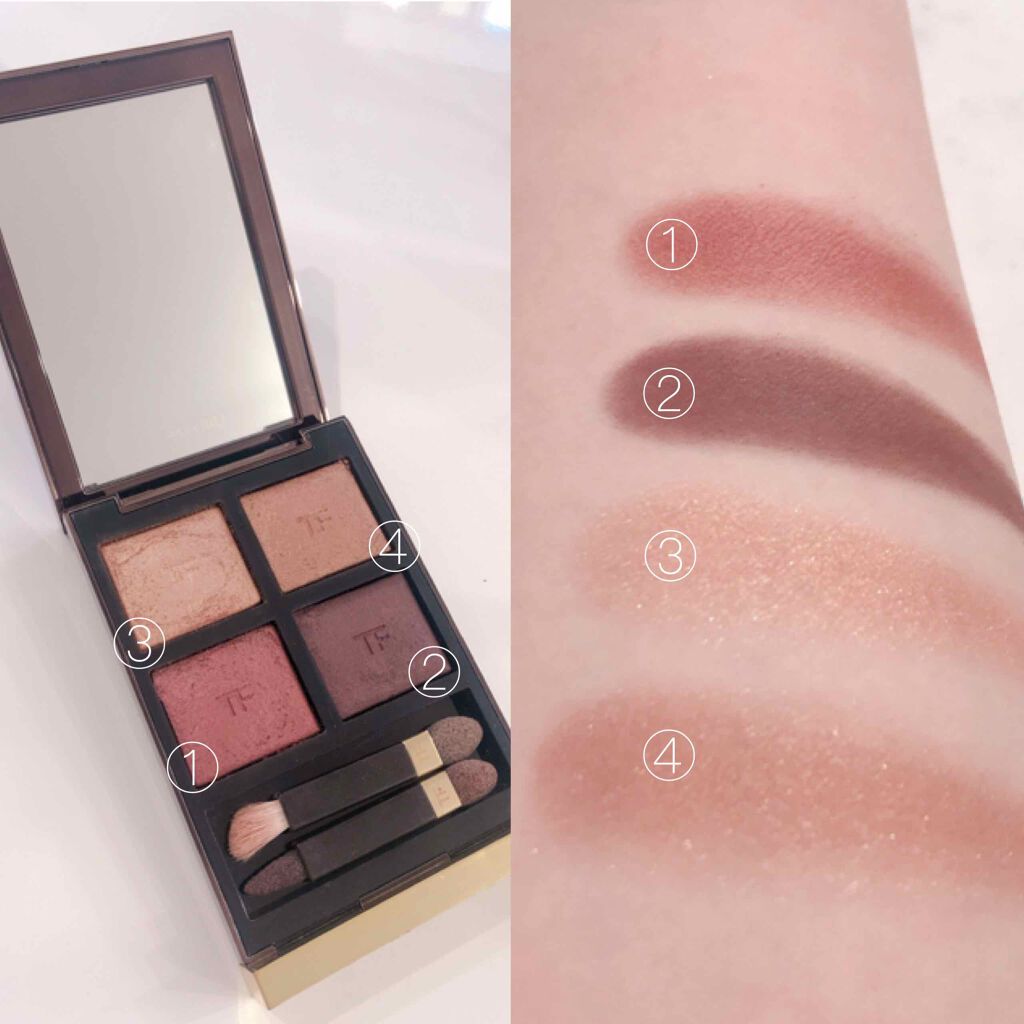 アイ カラー クォード/TOM FORD BEAUTY/アイシャドウパレットを使ったクチコミ（1枚目）