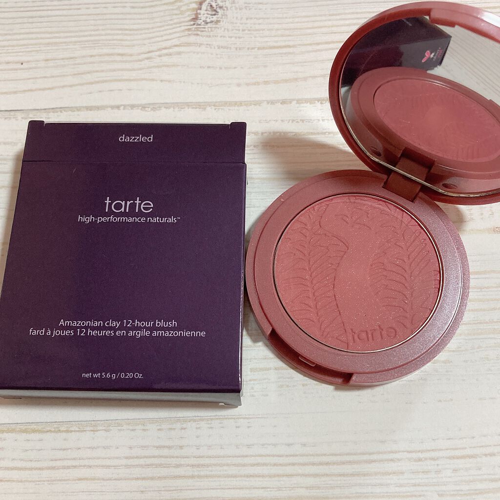Amazonian Clay 12-Hour Blush/tarte/パウダーチークを使ったクチコミ(4枚目)
