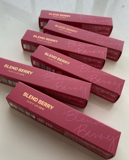 ジューシィリップデュウ/BLEND BERRY/口紅を使ったクチコミ(5枚目)