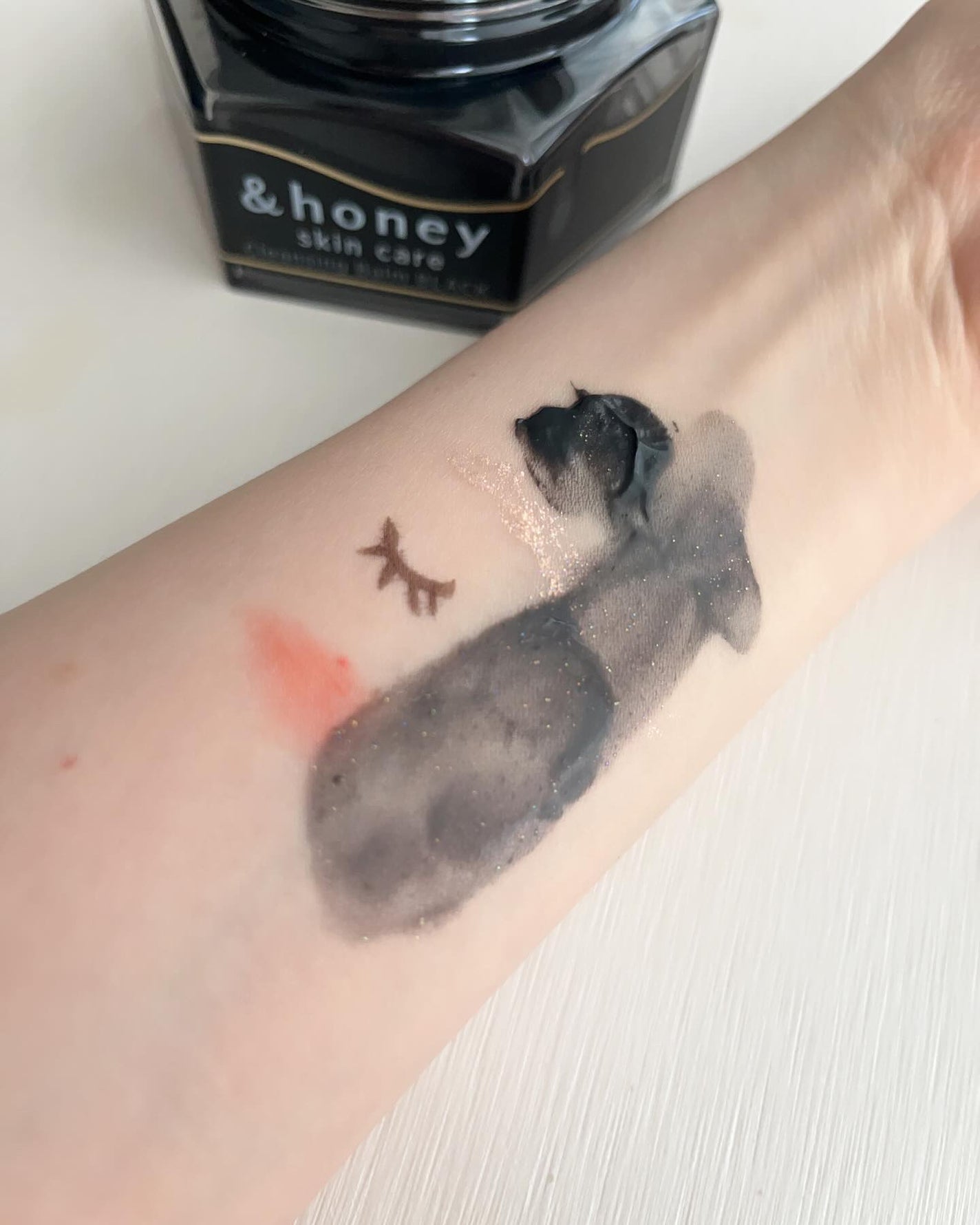 アンドハニー クレンジングバーム ブラック/&honey/クレンジングバームを使ったクチコミ(4枚目)