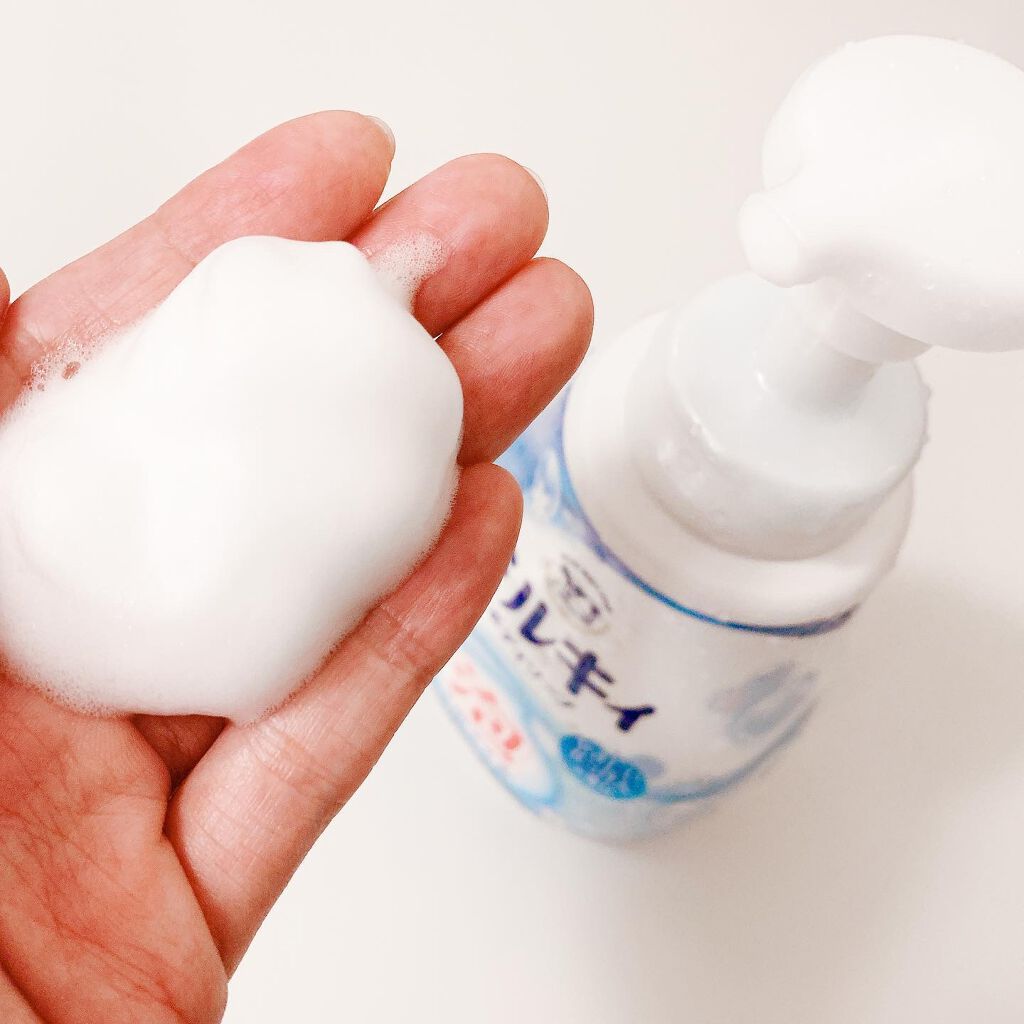 泡で出てくる ミルキィボディソープ やさしいせっけんの香り 詰替480ml【旧】/ミルキィ/ボディソープを使ったクチコミ（2枚目）