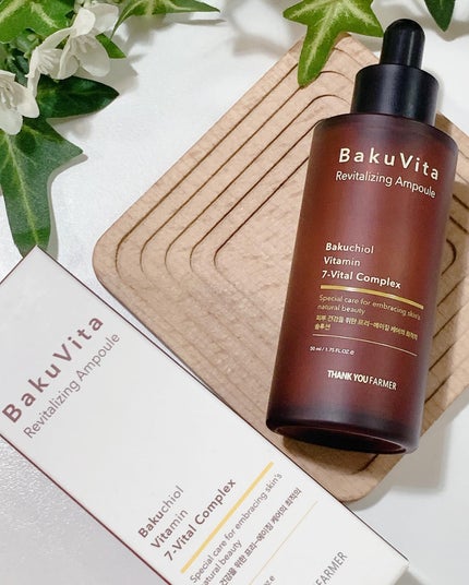 バクビタリバイタライジングアンプル/THANK YOU FARMER/美容液を使ったクチコミ(1枚目)