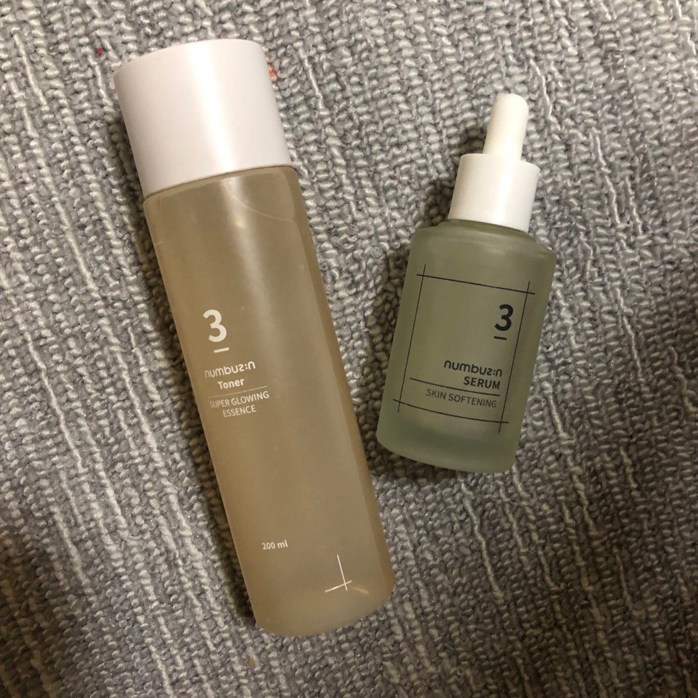 3番 すべすべキメケアセラム/numbuzin/美容液を使ったクチコミ(1枚目)