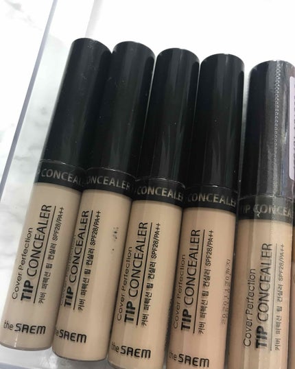 カバーパーフェクション チップコンシーラー/the SAEM/リキッドコンシーラーを使ったクチコミ(1枚目)