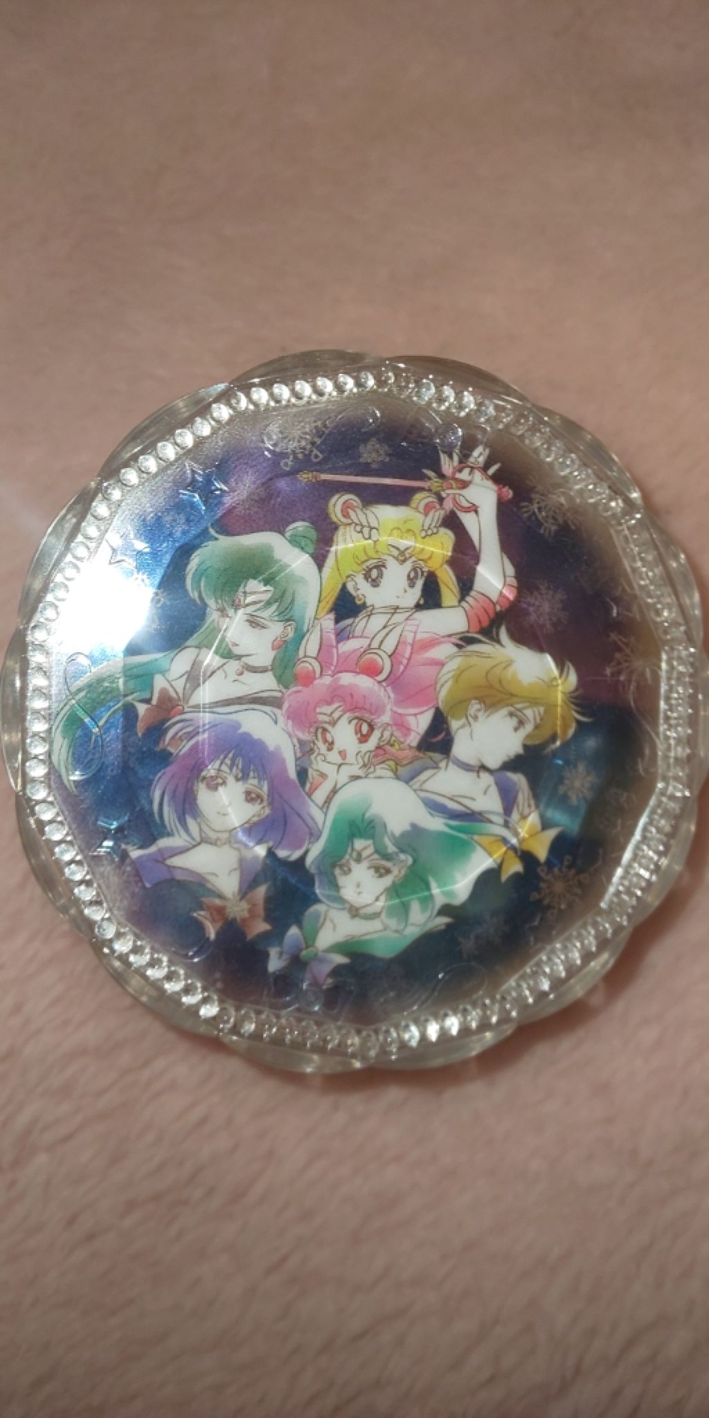 クリアコンパクトフェイスパウダー アニメデザイン/ミラクルロマンス/プレストパウダーを使ったクチコミ(1枚目)