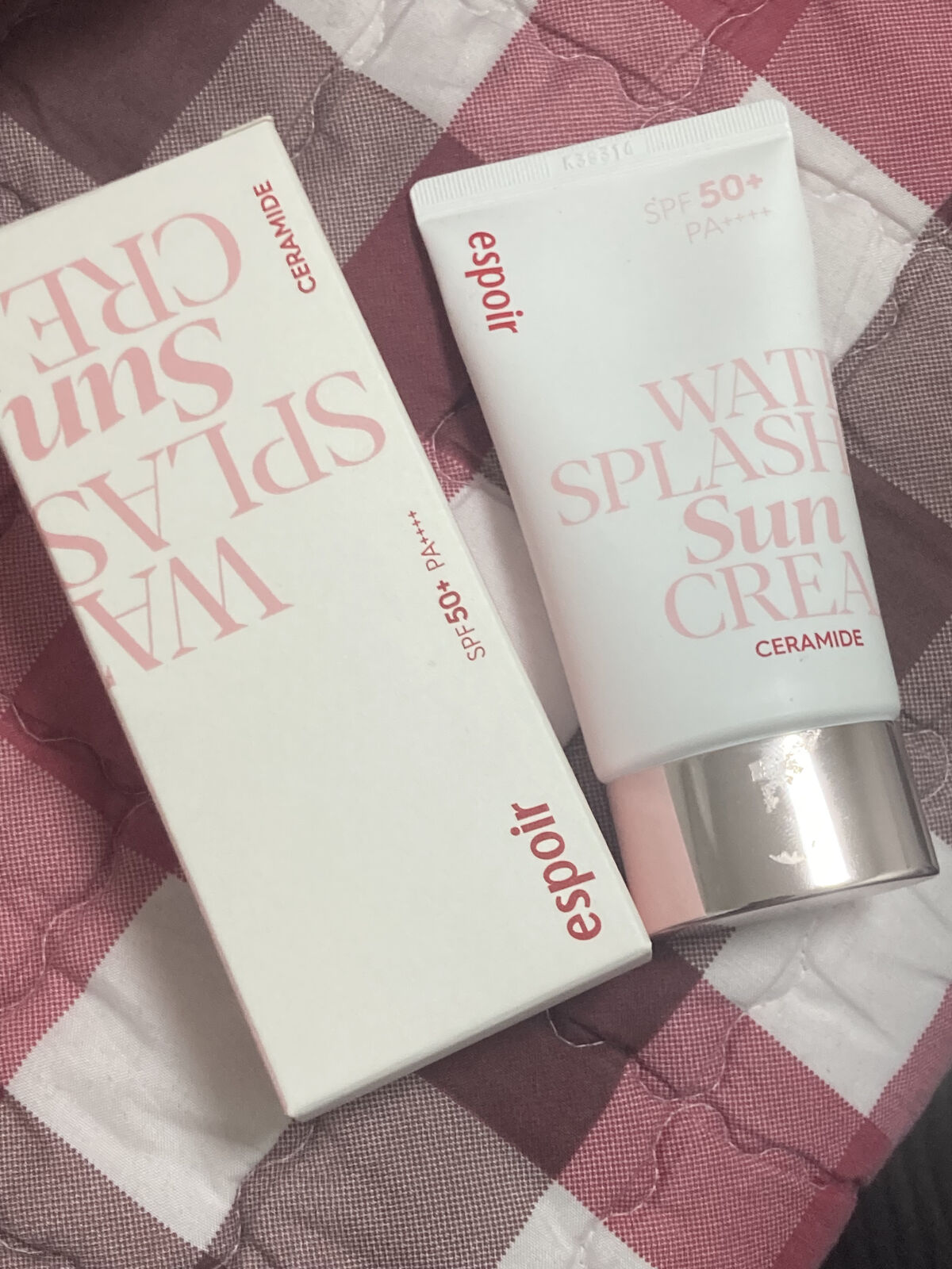 ウォータースプラッシュサンクリーム セラミド/espoir/日焼け止めクリームを使ったクチコミ（1枚目）