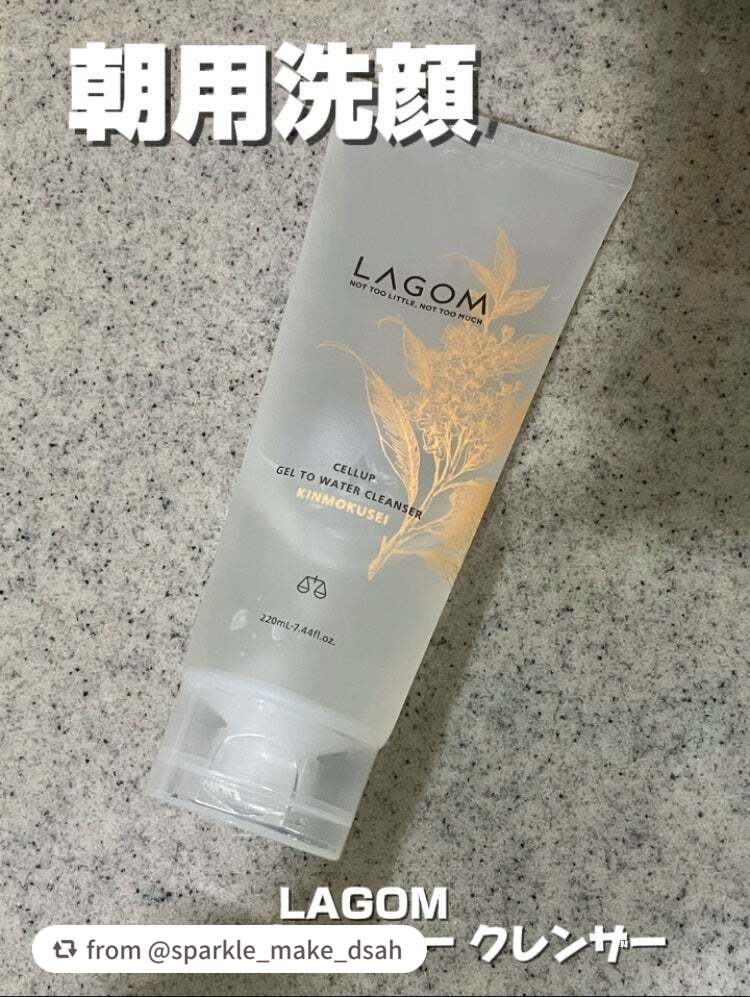 ジェルトゥウォーター クレンザー(KI)(朝洗顔料)/LAGOM /その他洗顔料を使ったクチコミ(1枚目)