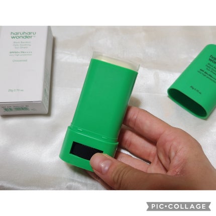 ブラックバンブーデイリー スージングサンシールド 20g SPF 50+/PA++++/haruharu wonder/日焼け止めスティックを使ったクチコミ(2枚目)