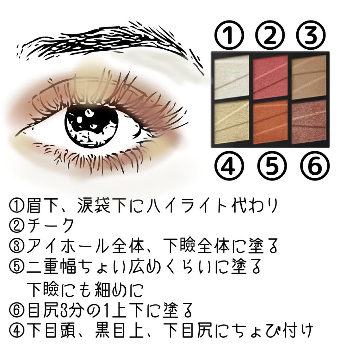 トーンディメンショナルパレット EX-1 レッドブラウン系/KATE/メイクアップキットを使ったクチコミ（3枚目）