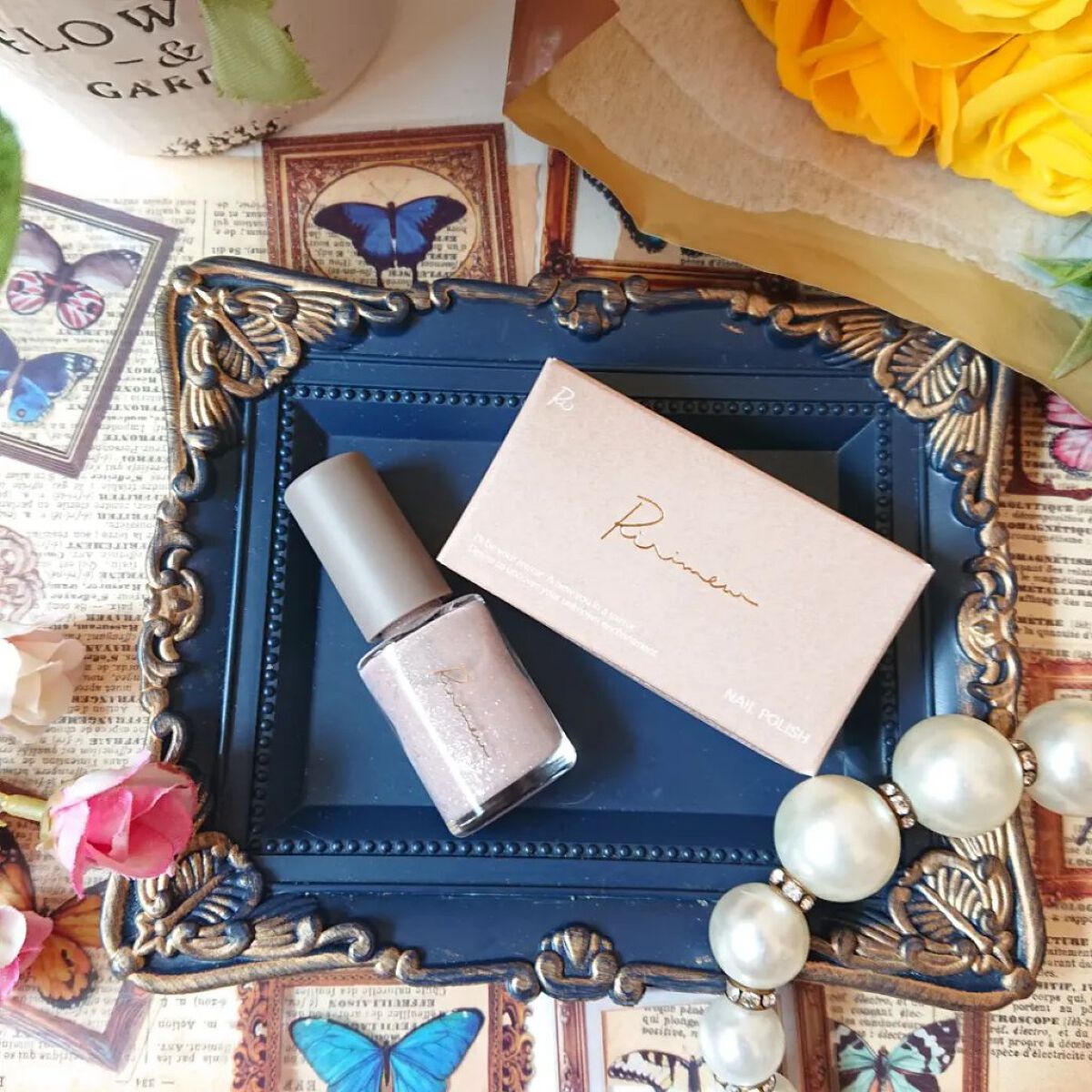 ネイルポリッシュ  10 シュガーシャンパン/Ririmew/マニキュアを使ったクチコミ（1枚目）