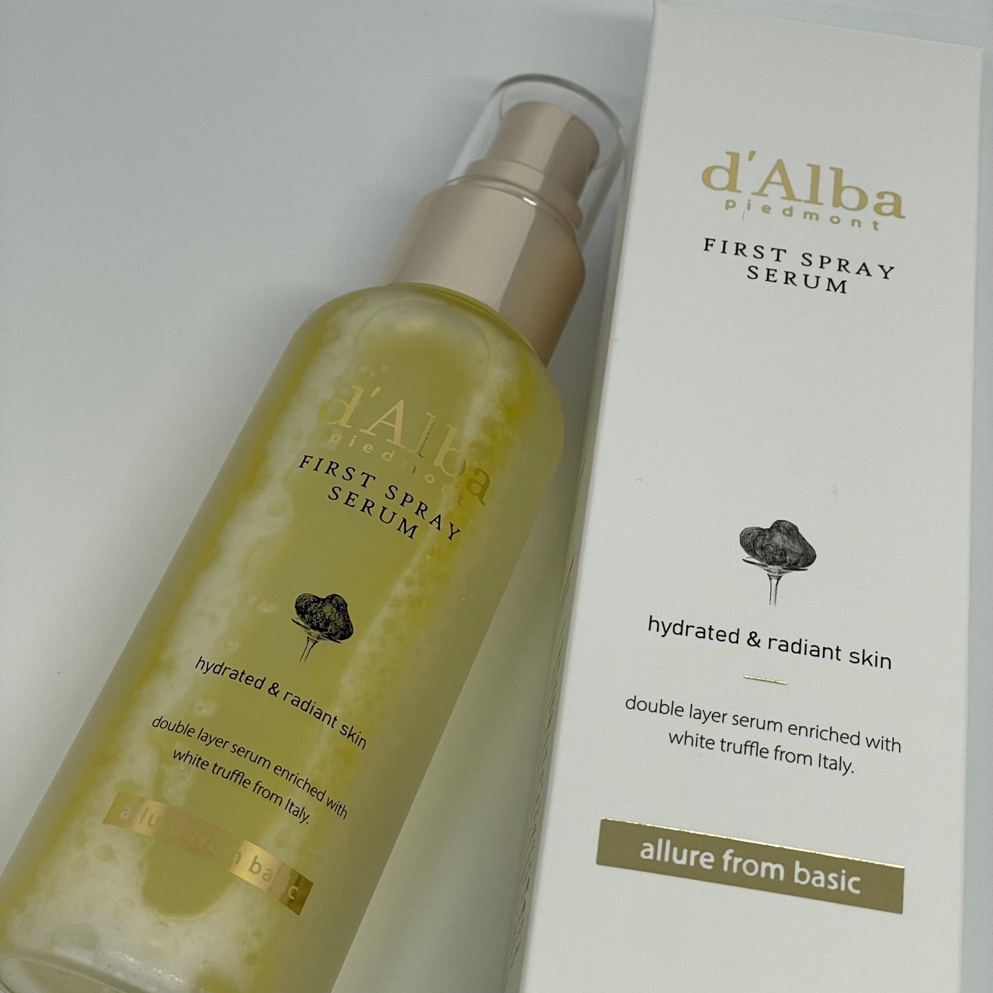 ダルバ ホワイトトリュフファーストスプレーセラム/ダルバ/ミスト状化粧水を使ったクチコミ(4枚目)