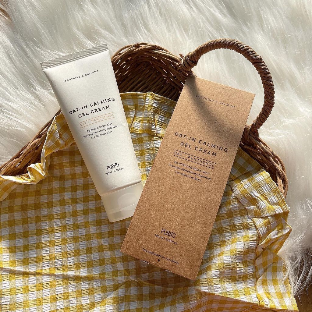 オーツインカーミングジェルクリーム/PURITO/フェイスクリームを使ったクチコミ（1枚目）