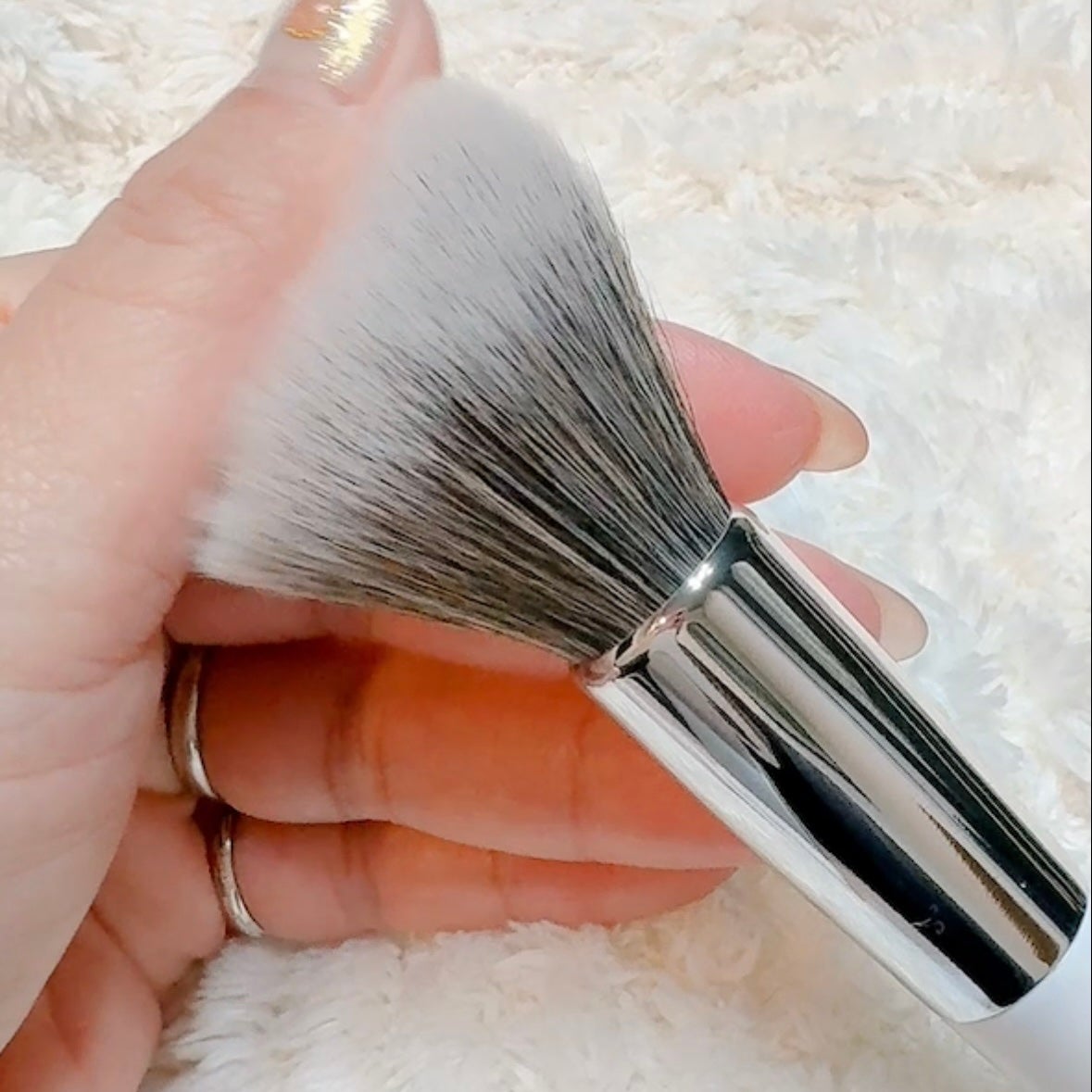 銃丸チークブラシ881/fillimilli/メイクブラシを使ったクチコミ(6枚目)