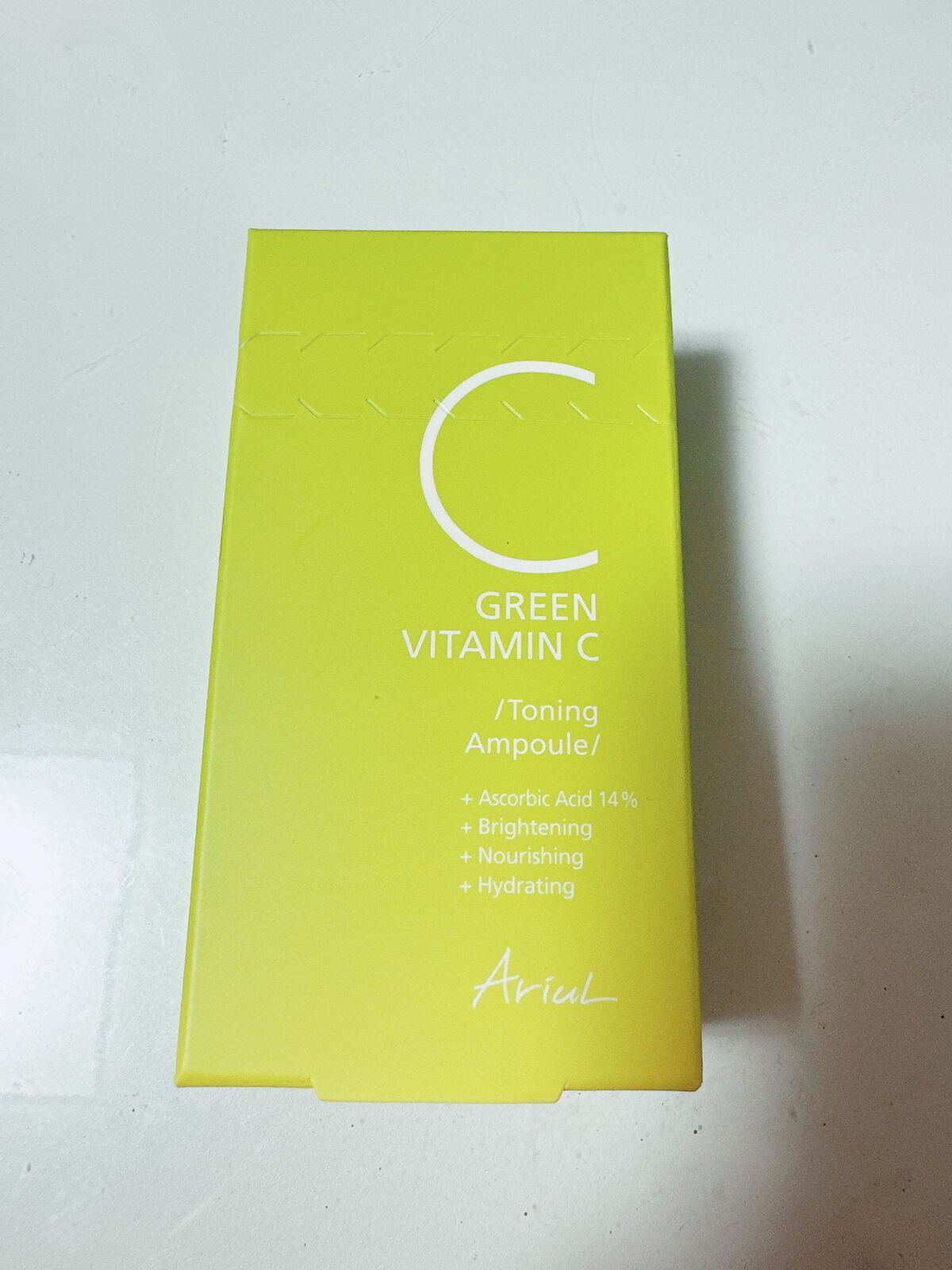 アリウル グリーンビタミンC トーニングセラム(アンプル)/Ariul/美容液を使ったクチコミ(6枚目)