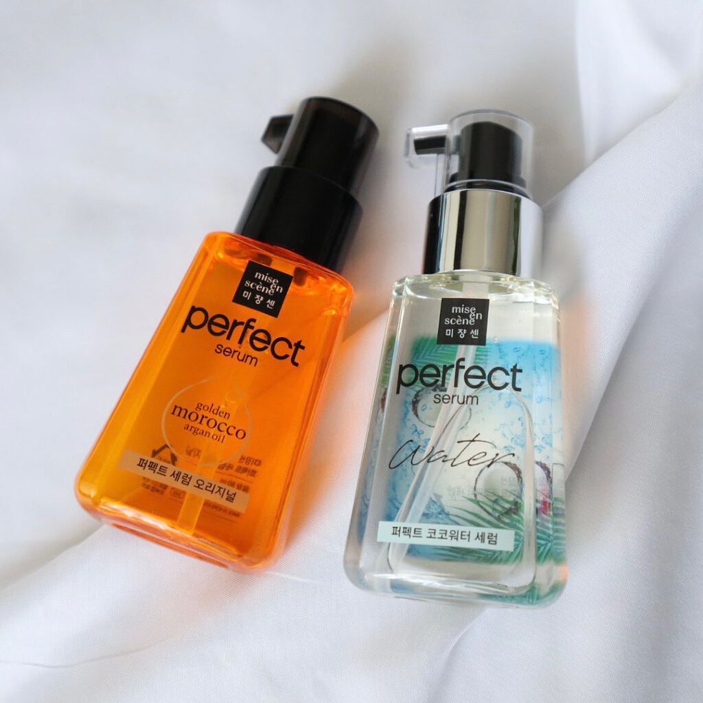 パーフェクトココウォーターセラム/miseenscene/ヘアオイルを使ったクチコミ（2枚目）