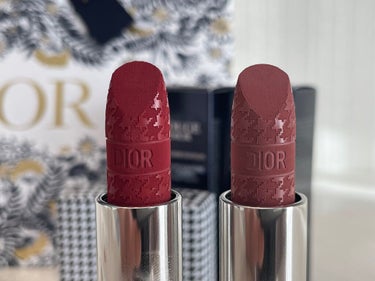 ルージュ ディオール 100V ヌード ルック ベルベット<ニュー ルック エディション>（生産終了）/Dior/口紅を使ったクチコミ（2枚目）