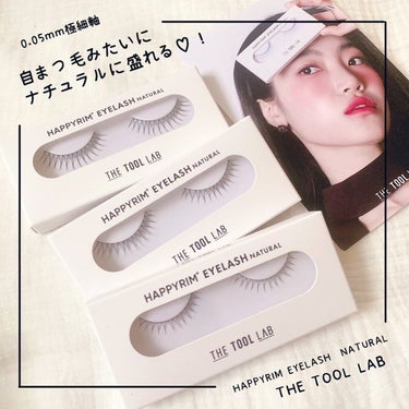  ⸝⸝⸝⸝ 𝒆𝒌𝒂🌕フォロバ100 on LIPS 「THETOOLLAB［ハッピーリムアイラッシュナチュラル］自ま..」（1枚目）