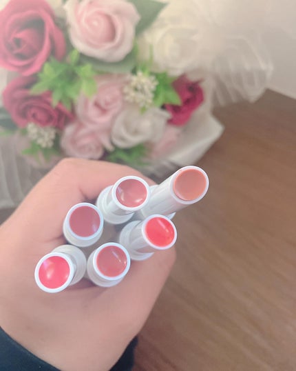 MELTING CHANGE PLUMPING BALM/keybo/口紅を使ったクチコミ(4枚目)