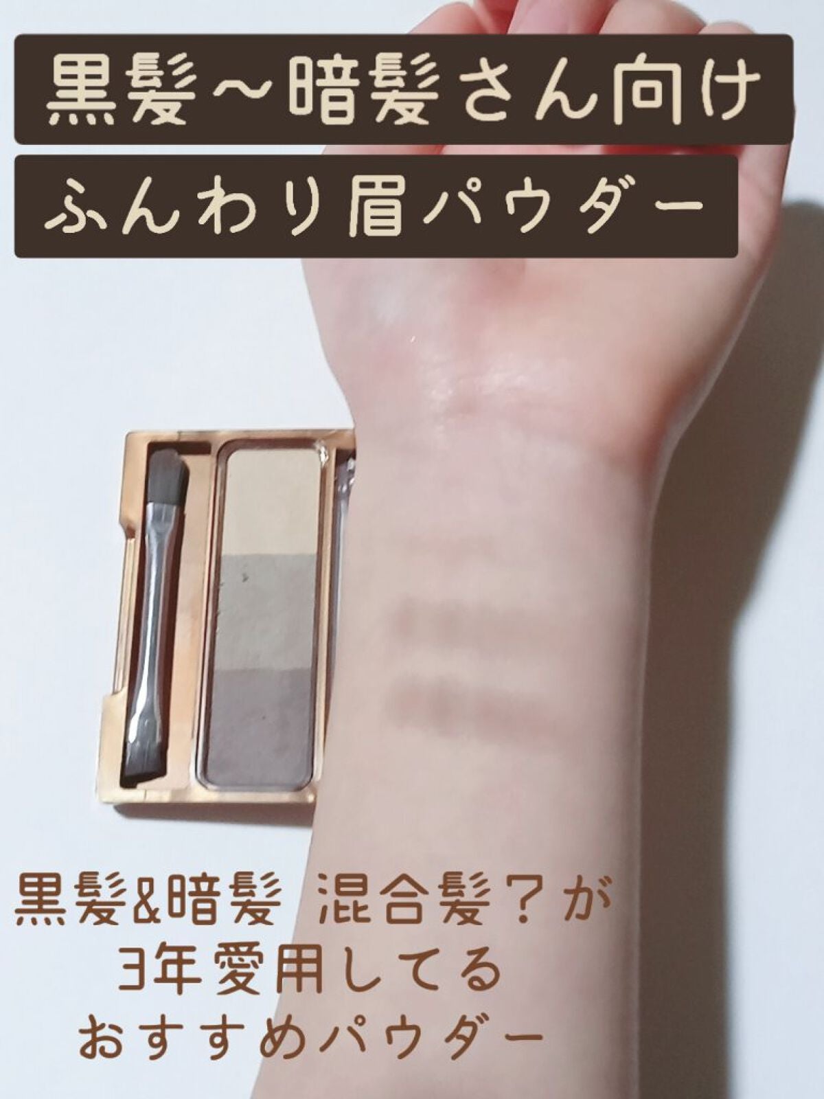 ノーズ&アイブロウパウダー/CEZANNE/パウダーアイブロウを使ったクチコミ(1枚目)