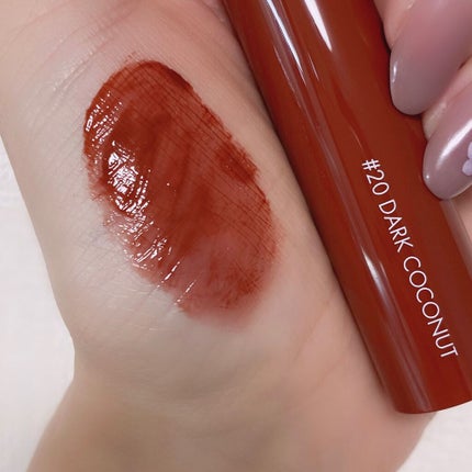 ジューシーラスティングティント/rom&nd/リップティントを使ったクチコミ(3枚目)