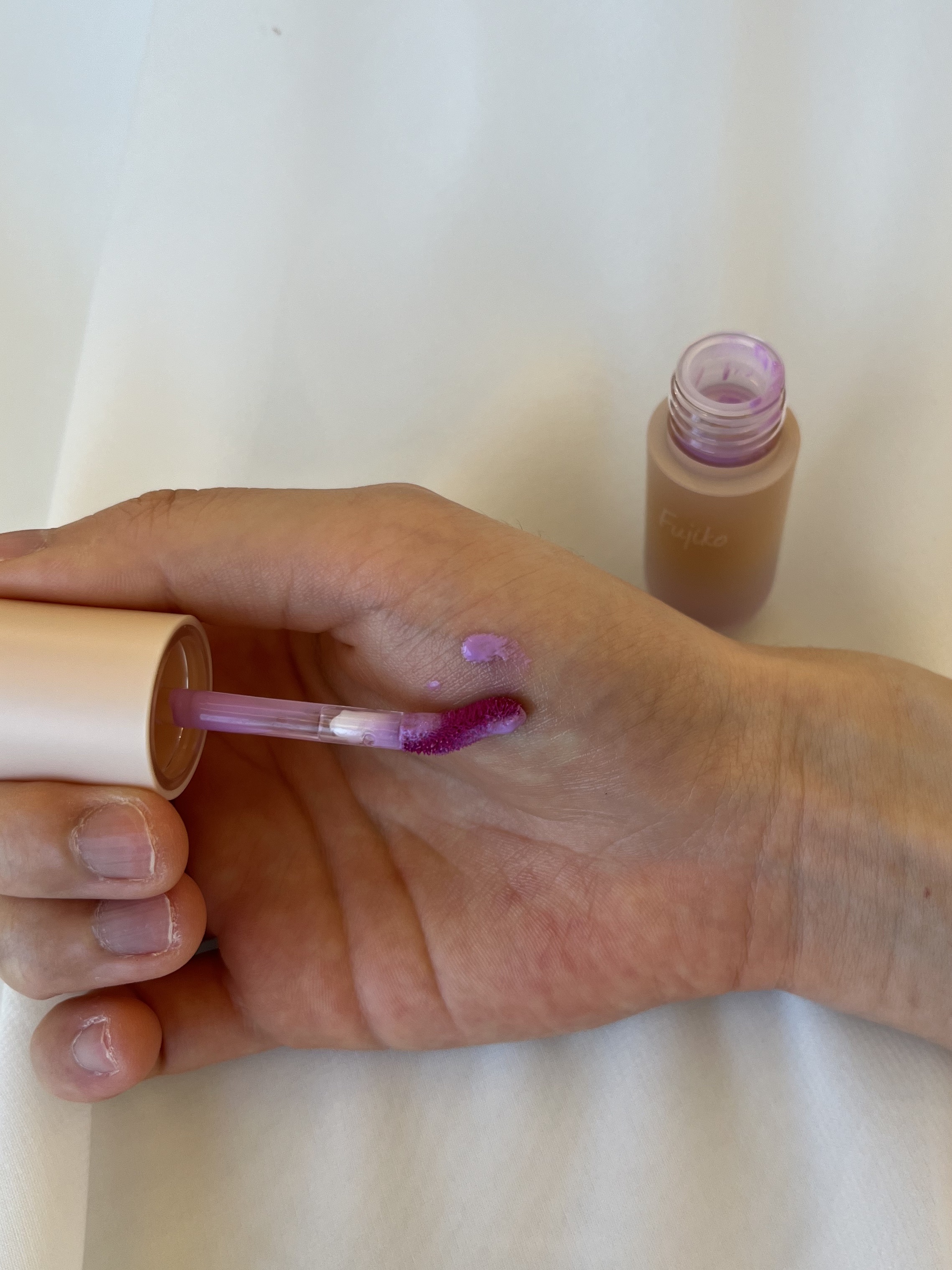 ⽔彩チーク/Fujiko/リキッドチークを使ったクチコミ（1枚目）