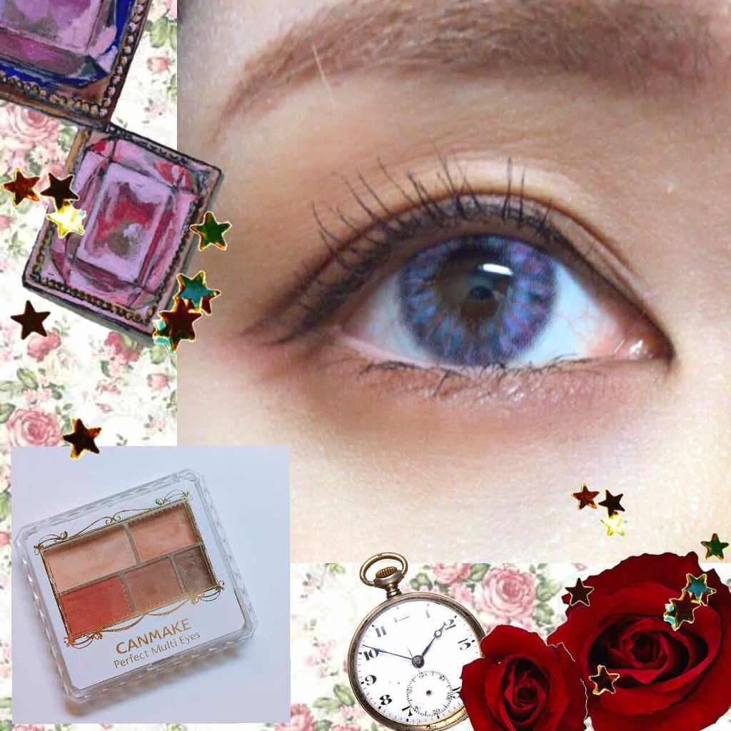 パーフェクトマルチアイズ/キャンメイク/アイシャドウパレットを使ったクチコミ（1枚目）