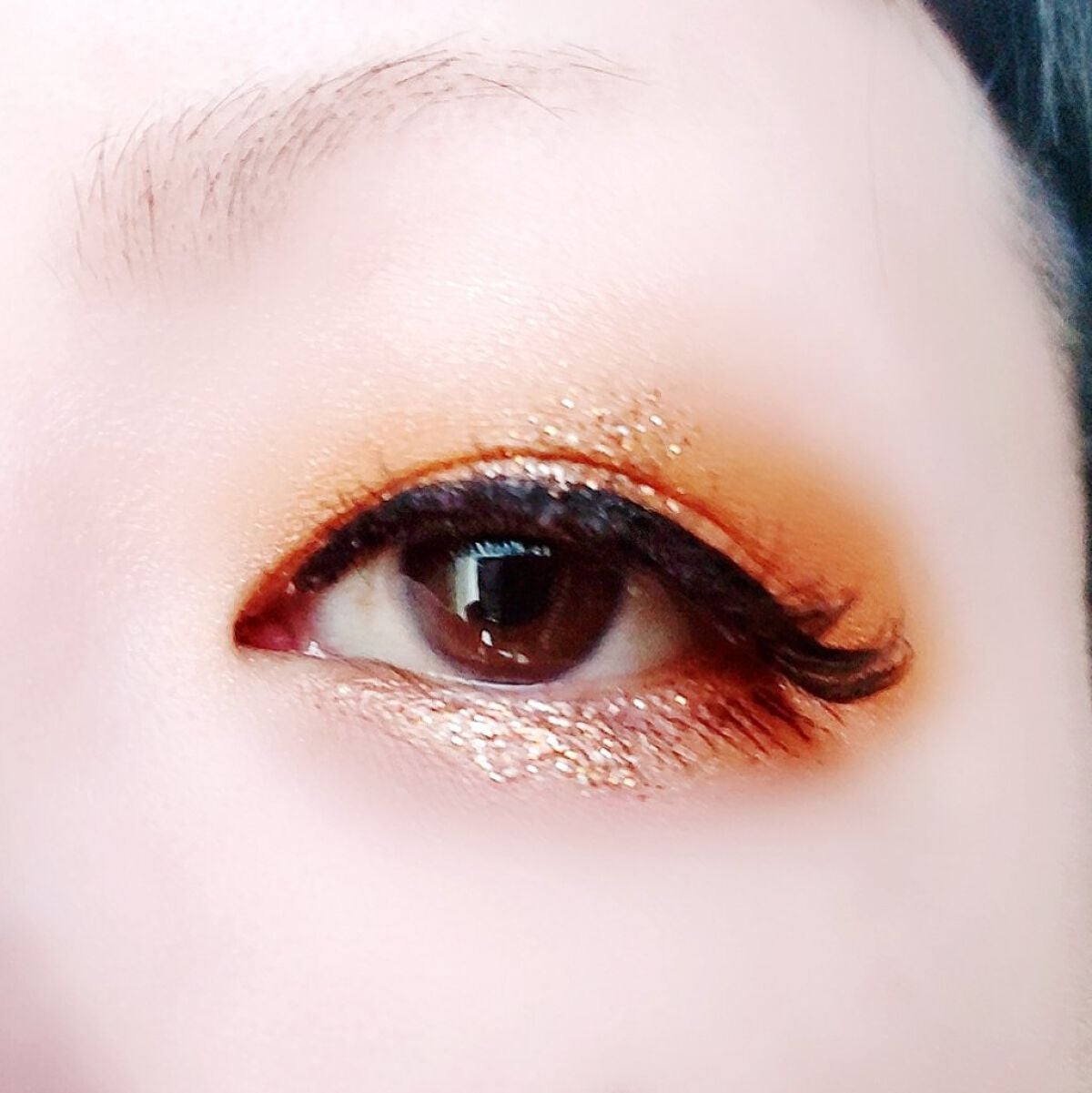 9色 マットグリッターアイシャドウパレット/MINSHZEE/アイシャドウパレットを使ったクチコミ(5枚目)