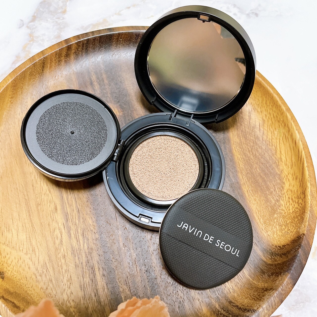 ジャビンドゥソウル ウインクファンデーションパクト/Javin De Seoul/クッションファンデーションを使ったクチコミ（3枚目）