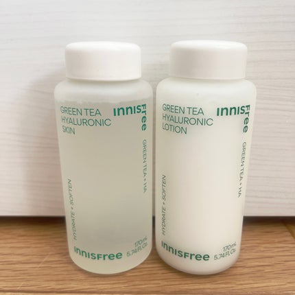 グリーンティー ヒアルロン ローション /innisfree/乳液を使ったクチコミ(1枚目)