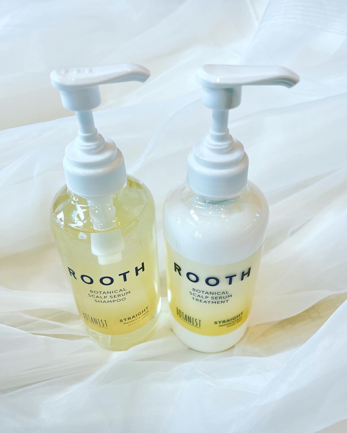 ルース ボタニカルスカルプセラム シャンプー・トリートメント(ストレート)/BOTANIST/市販シャンプーを使ったクチコミ(1枚目)