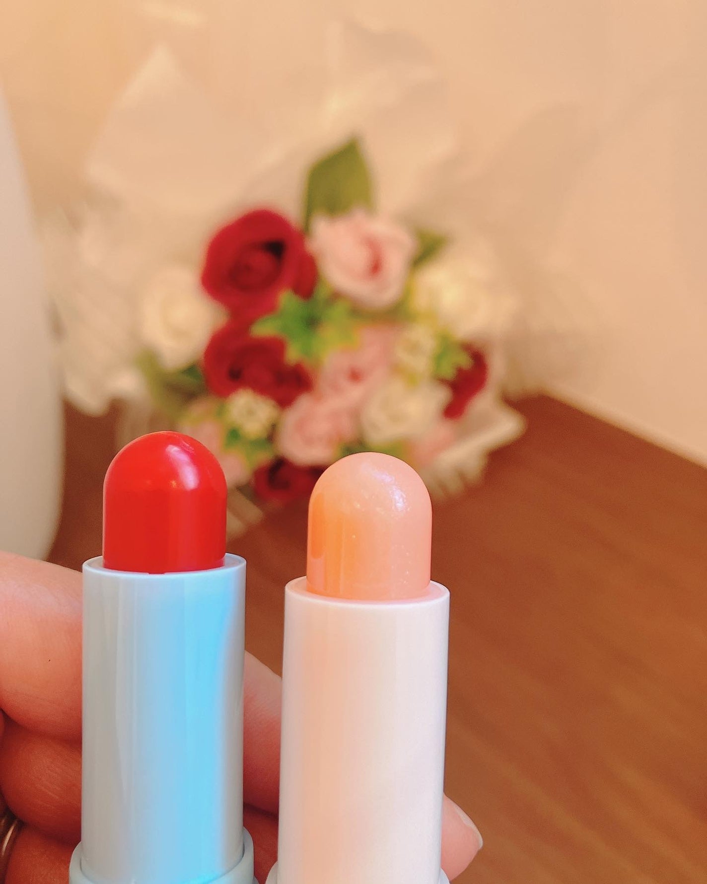 グラスティンティッドリップバーム/TOCOBO/リップバームを使ったクチコミ(3枚目)