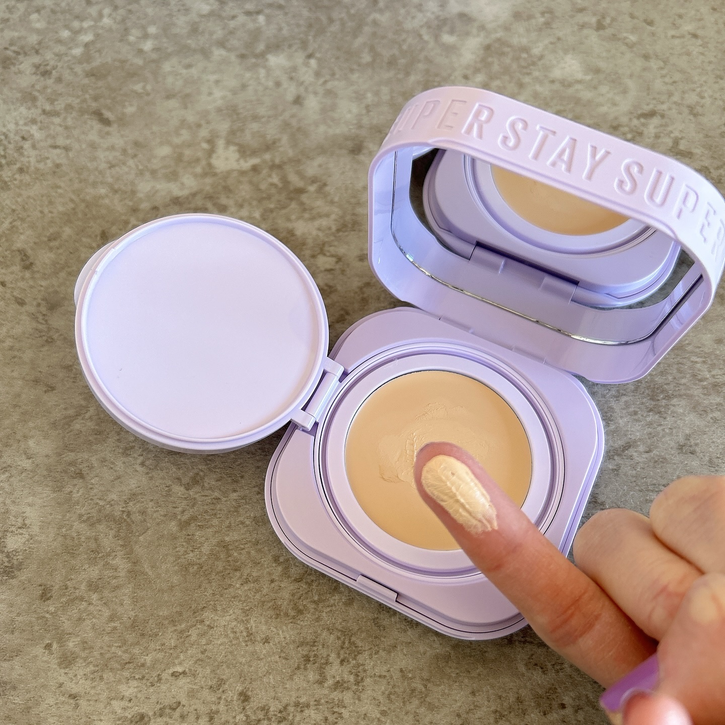 SPステイ クリームパクト ファンデーション/MAYBELLINE NEW YORK/クリーム・エマルジョンファンデーションを使ったクチコミ（3枚目）