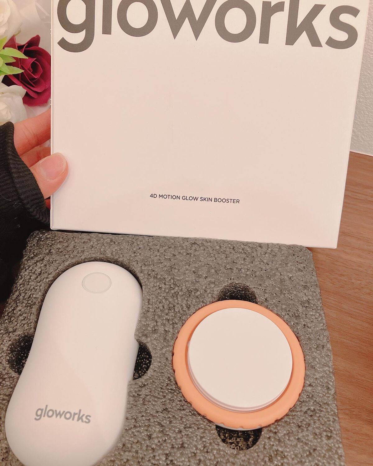  4Dモーションスキンブースタ/gloworks/美顔器・マッサージを使ったクチコミ（3枚目）