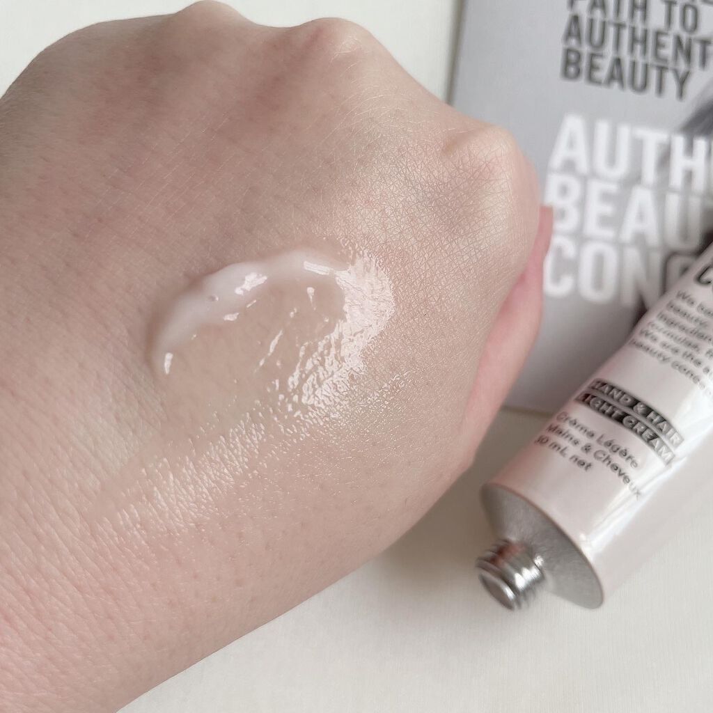 ハンド＆ヘア ライトセラム/AUTHENTIC BEAUTY CONCEPT/ハンドクリームを使ったクチコミ（3枚目）