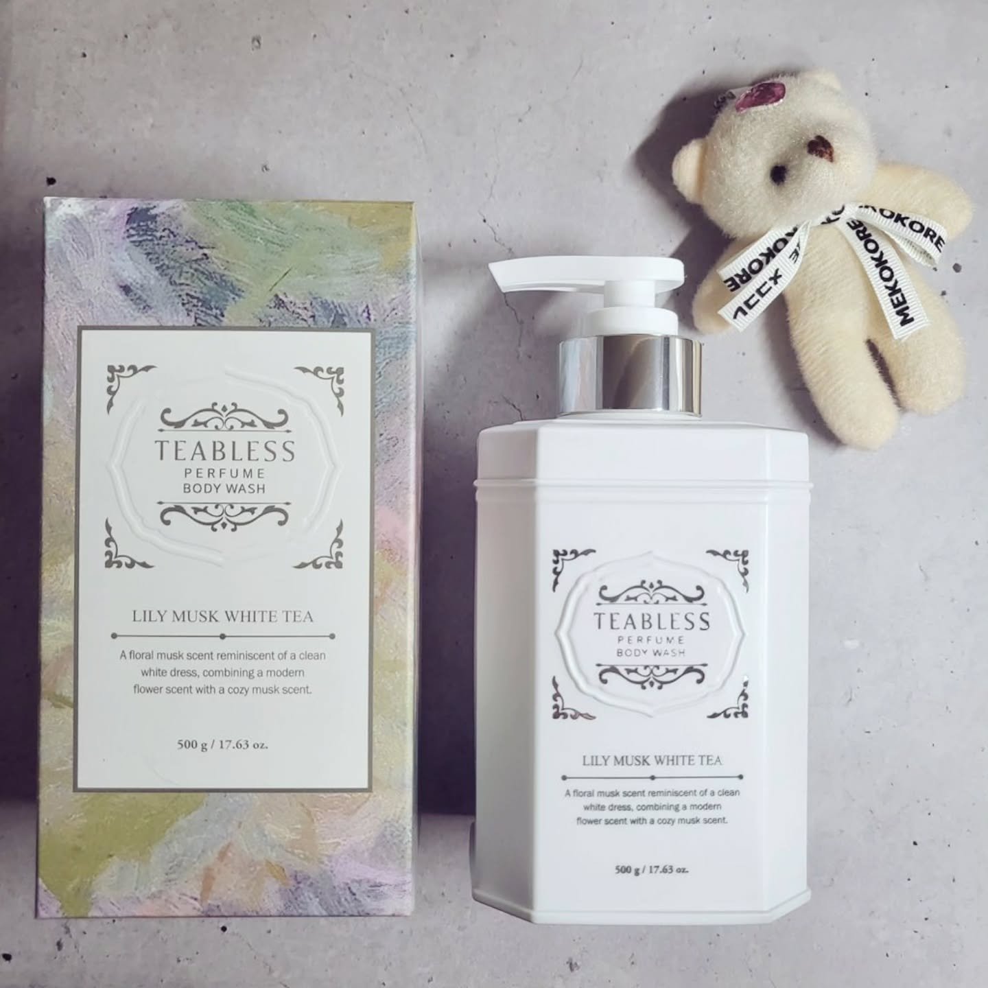 パフュームボディソープ リリィムスクホワイトティー/TEABLESS/ボディソープを使ったクチコミ（1枚目）
