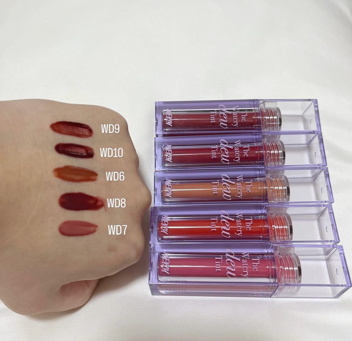 ザ ウォータリーデューティント/MERZY/リップティントを使ったクチコミ（2枚目）