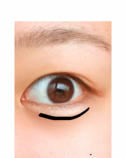 MP2wayアイクレヨン/セリア/スティックアイシャドウを使ったクチコミ(4枚目)