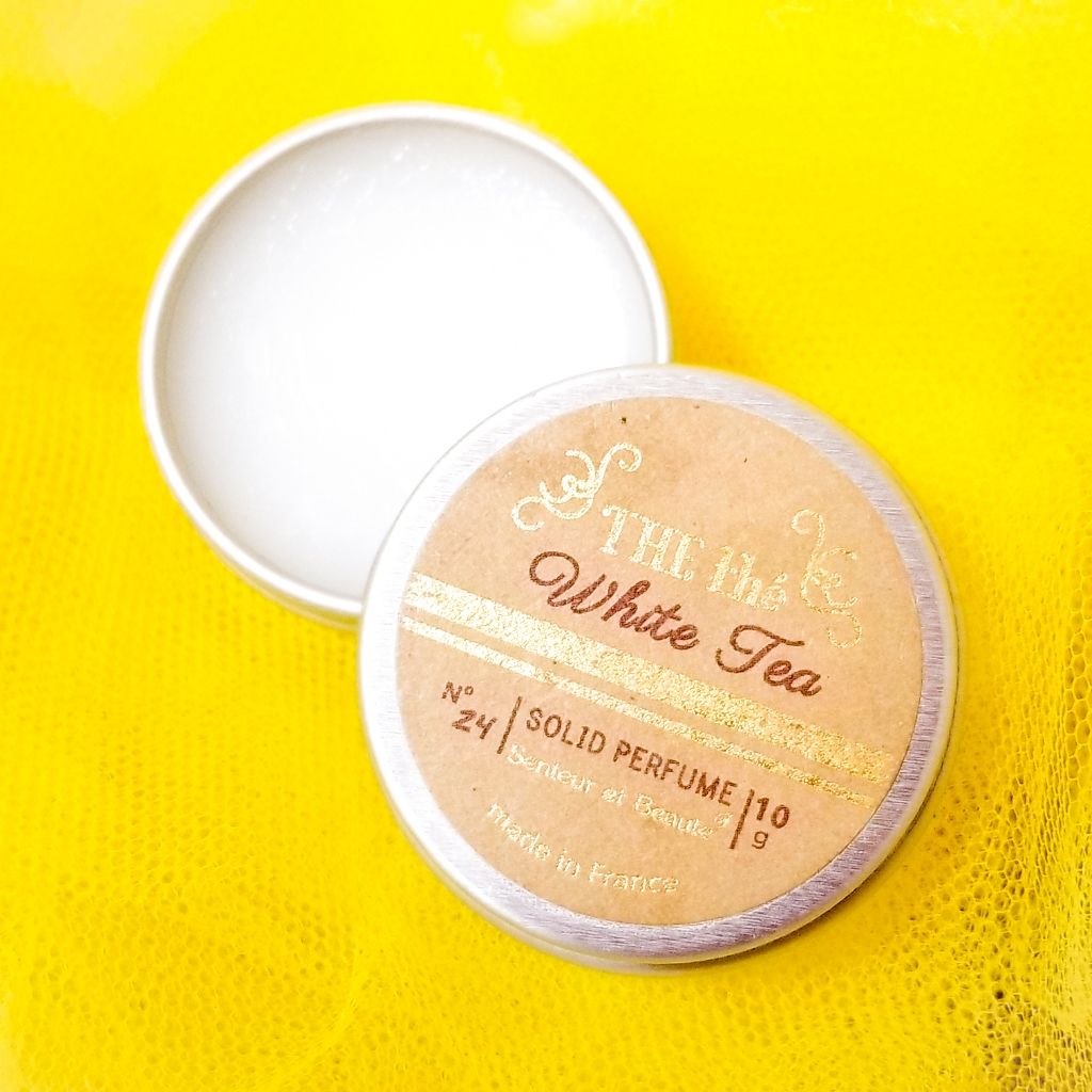 サンタールエボーテT 練り香水 ホワイトティー/サンタール・エ・ボーテ/練り香水を使ったクチコミ（2枚目）
