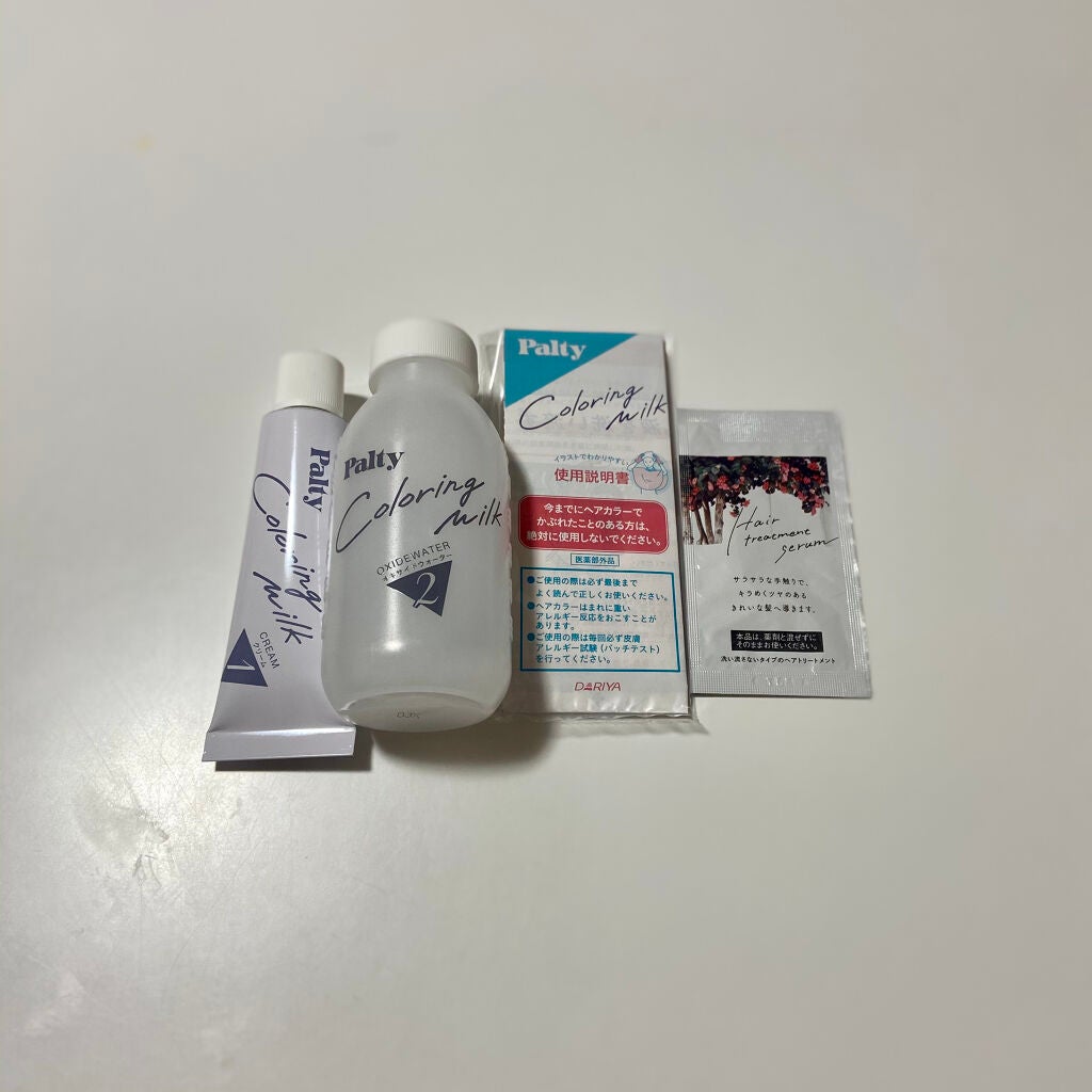 カラーリングミルク【旧】/パルティ/ヘアカラーを使ったクチコミ(3枚目)